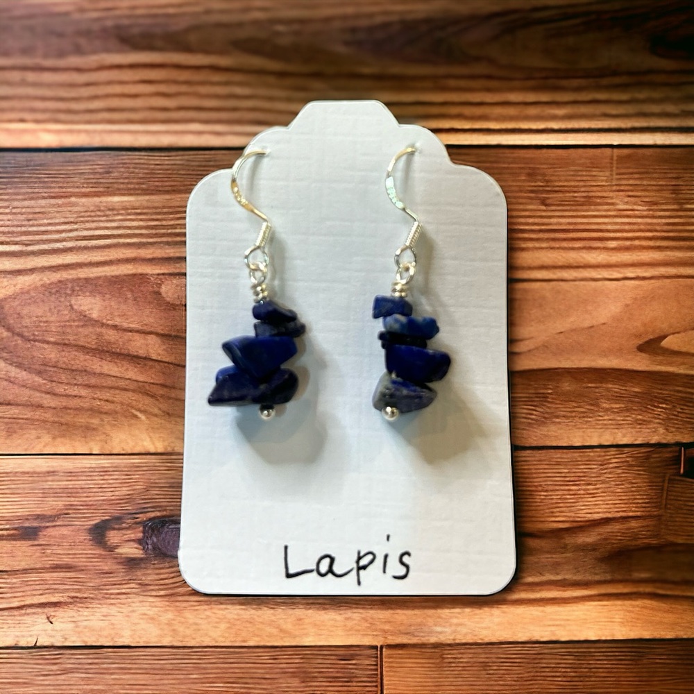 Natural Lapis Earrings